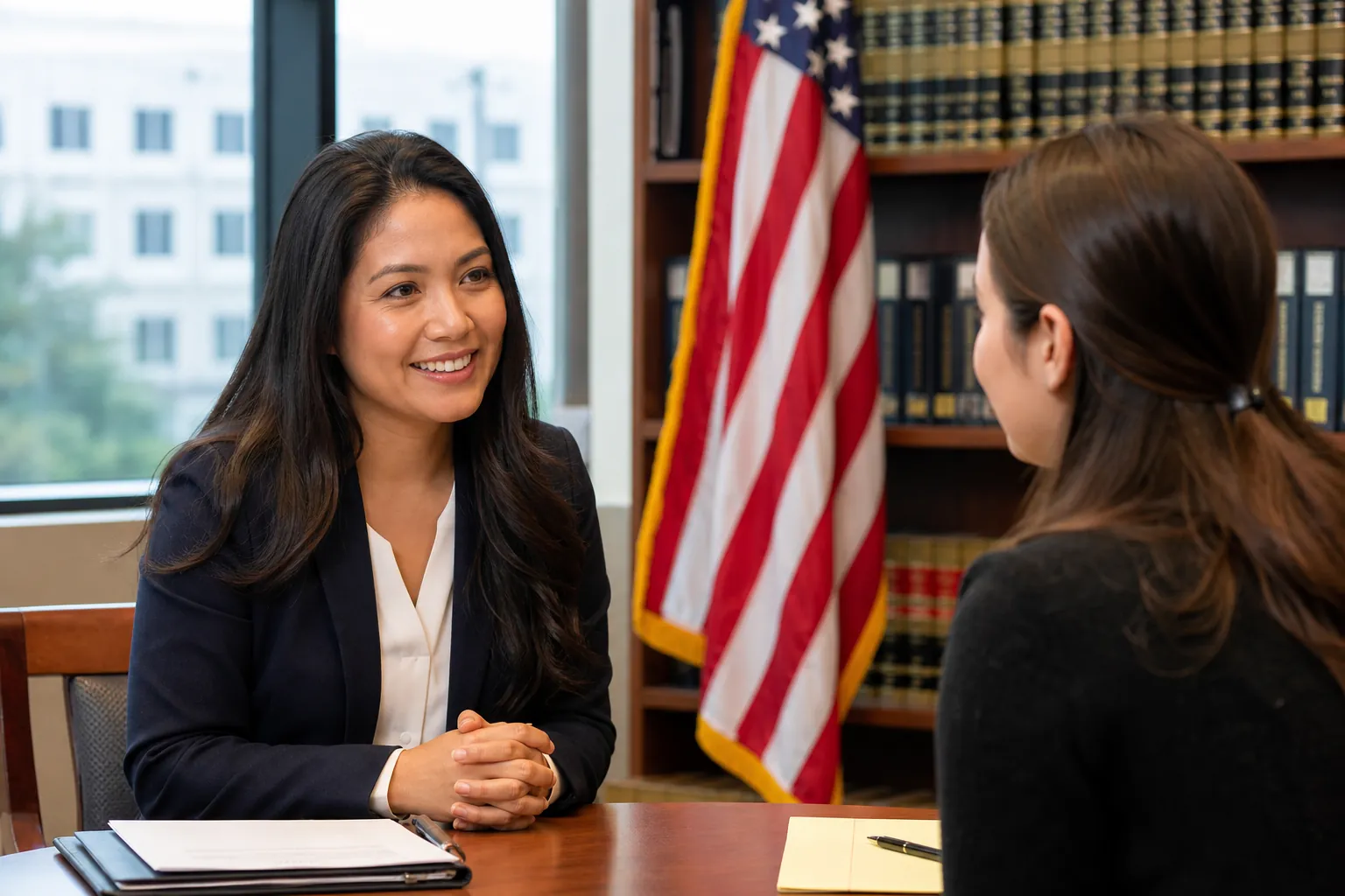 PROFESSIONAL INTERPRETER AND TRANSLATION TEAM ASSISTING CLIENT WITH GOVERNMENT DOCUMENT SUBMISSION · SAN FRANCISCO BAY AREA