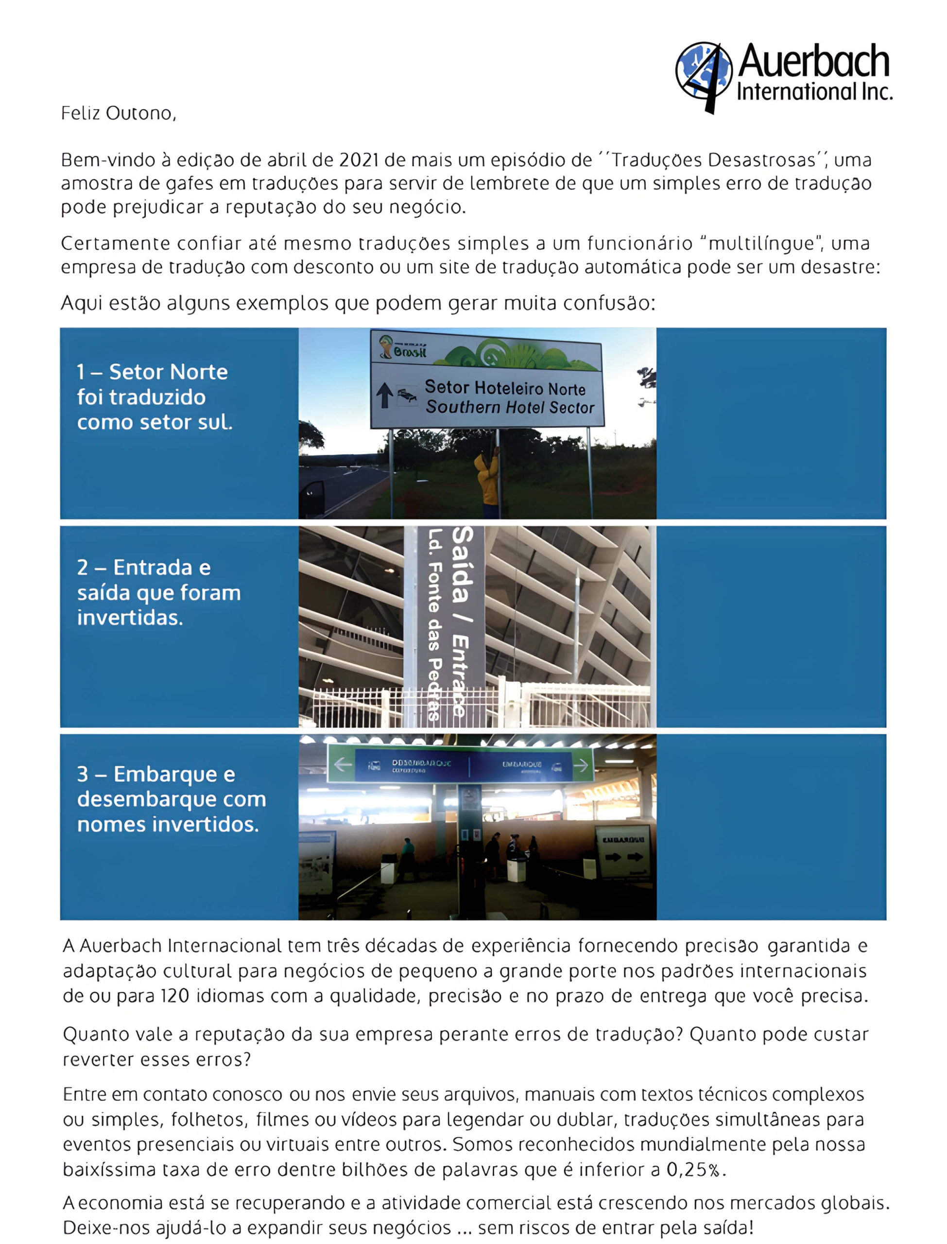 Não oriente seus clientes
