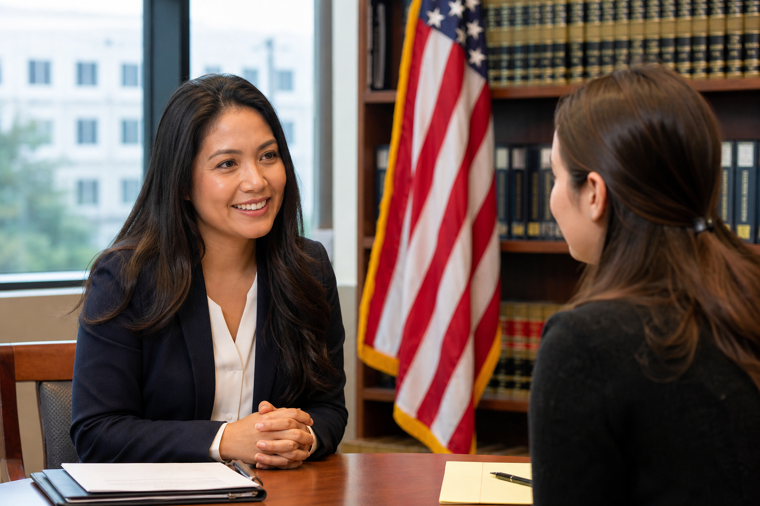 PROFESSIONAL INTERPRETER AND TRANSLATION TEAM ASSISTING CLIENT WITH GOVERNMENT DOCUMENT SUBMISSION · SAN FRANCISCO BAY AREA