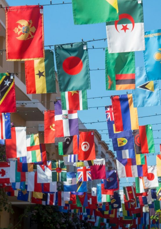 a wall with many flags from it {{brizy_dc_image_alt imageSrc=